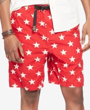 Denim & Supply Ralph Lauren Men's American Star-print Hiking Chino Shorts