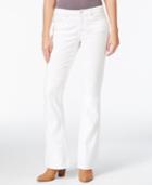 Maison Jules Slim Flared White Wash Jeans, Only At Macy's
