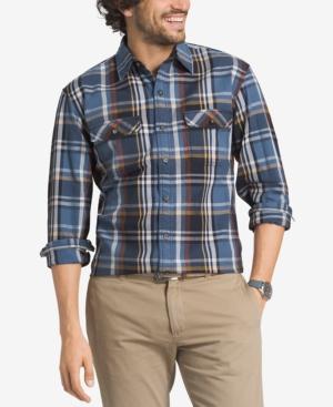 G.h. Bass & Co. Men's Mountain Twill Plaid Long-sleeve Shirt