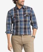 G.h. Bass & Co. Men's Mountain Twill Plaid Long-sleeve Shirt