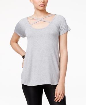 Hippie Rose Juniors' Criss Cross Tee