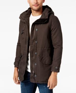 Rvca Men's Ground Control Fleece-lined Hooded Parka