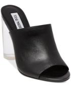Steve Madden Women's Classic Lucite Block-heel Slides