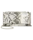 I.n.c. Glam Metallic Python-embossed Crossbody Wallet, Created For Macy's