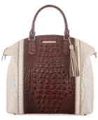 Brahmin Large Duxbury Pecan Soriano Satchel