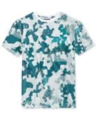 Guess Men's Abstract-print Cotton T-shirt