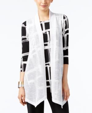 Alfani Long Open-front Vest, Only At Macy's