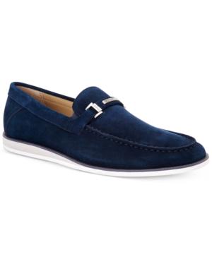Calvin Klein Men's Kiley Suede Loafers With Bit Men's Shoes