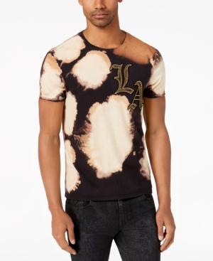Guess Men's Bleached Graphic-print T-shirt