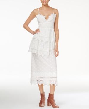 Endless Rose Cotton Tiered Lace Dress