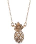 Lonna & Lilly Gold-tone Pave Pineapple Pendant Necklace, 16 + 3 Extender