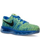 Nike Men's Flyknit Air Max Running Sneakers From Finish Line