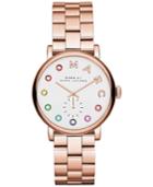 Marc By Marc Jacobs Women's Baker Dexter Rose Gold-tone Stainless Steel Bracelet Watch 36mm Mbm3441