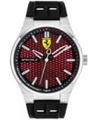 Ferrari Men's Speciale 3h Black Silicone Strap Watch 44mm 0830353