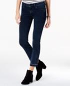 Dl1961 Mara Ankle Mid Rise Instasculpt Straight Snap-cuff Jeans