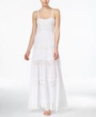 Guess Rosalie Lace-detail Maxi Dress