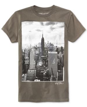 Ring Of Fire Men's New York City Mesh Graphic-print Cotton T-shirt, Only At Macy's