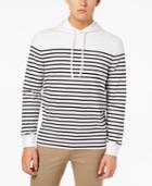 Club Room Men's Stripe Pullover Hoodie, Created For Macy's
