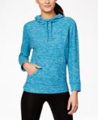 Style & Co. Sport Petite Long-sleeve Space-dye Sweatshirt, Only At Macy's