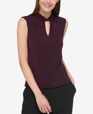 Tommy Hilfiger Twist-front Keyhole Top