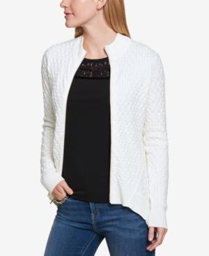 Tommy Hilfiger Handkerchief-hem Cardigan, Created For Macy's