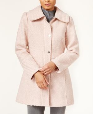 Jessica Simpson Basket-weave Snap-front Coat