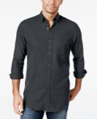 John Ashford Men's Big And Tall Long-sleeve Herringbone Shirt, Only At Macy's