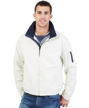 Nautica Solid Lightweight Bomber Jacket