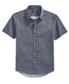 Level 10 Men's Printed Short Sleeve Woven Button-front Shirt