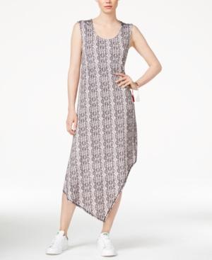 Rachel Rachel Roy Printed Asymmetrical-hem Shirt Dress