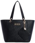 Guess Kamryn Debossed Logo Tote With Pouch