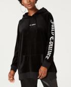 Juicy Couture Oversized Boyfriend Velour Hoodie
