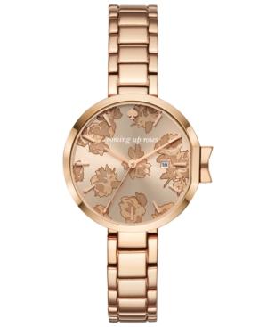 Kate Spade New York Women's Park Row Rose Gold-tone Stainless Steel Bracelet Watch 34mm