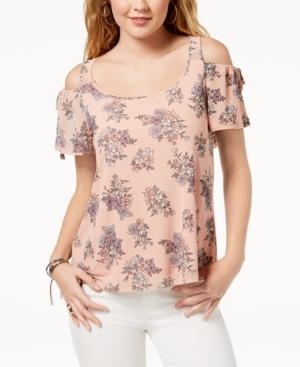 Ultra Flirt By Ikeddi Juniors' Cold-shoulder Top
