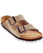 Birkenstock Men's Arizona Soft Footbed Two Band Suede Sandals Men's Shoes