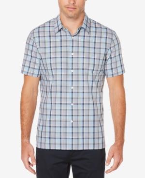 Perry Ellis Men's Pattern-blocked Shirt