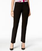 Alfani Ponte - Knit Zip-pocket Pants, Created For Macy's