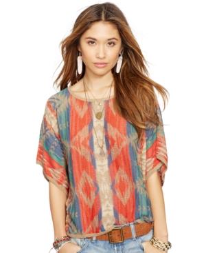 Denim & Supply Ralph Lauren Southwestern-print Crew Neck Pullover