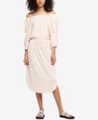 Dkny Ruched Off-the-shoulder Dress, Created For Macy's