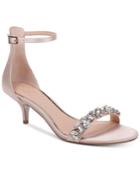 Jewel Badgley Mischka Dash Kitten-heel Evening Sandals Women's Shoes