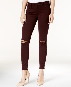Dl 1961 Margaux Ripped Malbec Wash Skinny Jeans