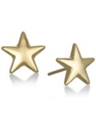 Star Stud Earrings In 10k Gold