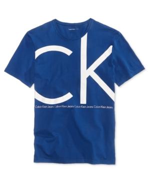 Calvin Klein Jeans Men's Ck Graphic-print Logo Cotton T-shirt