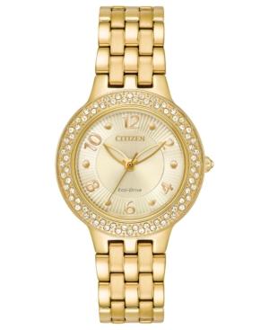 Citizen Eco-drive Women's Gold-tone Stainless Steel Bracelet Watch 31mm