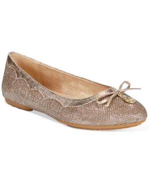 White Mountain Cece Metallic Flats Women's Shoes