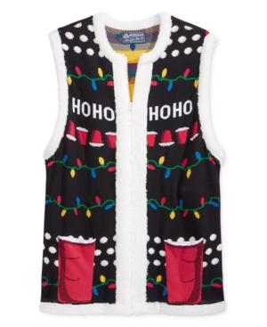 American Rag Men's Santa's Lap Sweater Vest, Only At Macy's