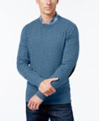 Tasso Elba Men's Big And Tall Chevron Sweater, Only At Macy's