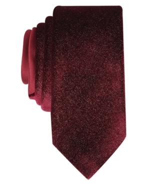 Tallia Men's David Solid Velvet Slim Tie