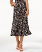 Jm Collection Printed Jacquard Midi Skirt, Only At Macy's