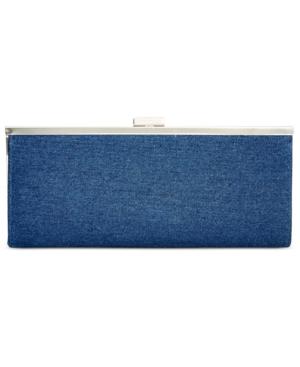 Style & Co. Carolyn Denim Clutch, Only At Macy's